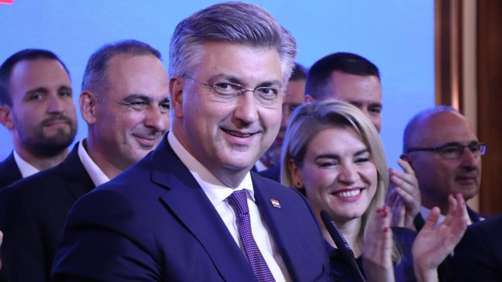 Andrej Plenković kao ilustracija političkog spora s predsjednikom Zoranom Milanovićem.