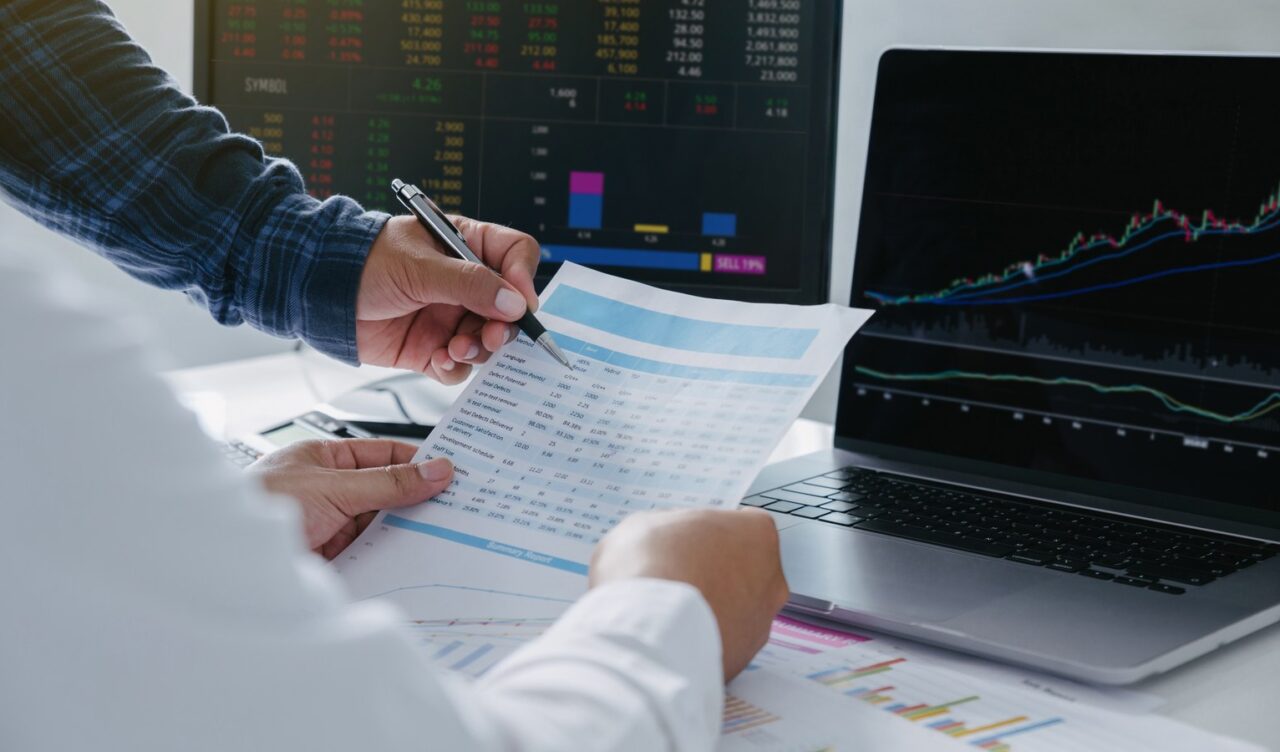 Financijsko tr?i?te kao ilustracija poslovanja i burzovnih izvje?taja