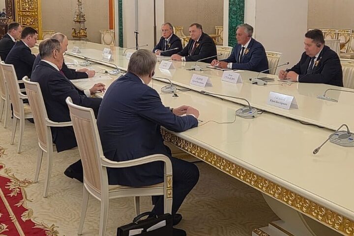 Putin u Kremlju primio Dodika, Karana i Stevandića
