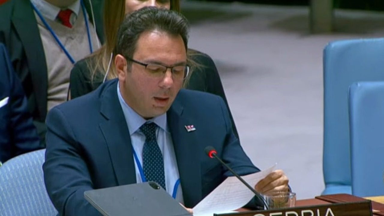 Radomir Ilić govori na sjednici Vijeća sigurnosti UN-a