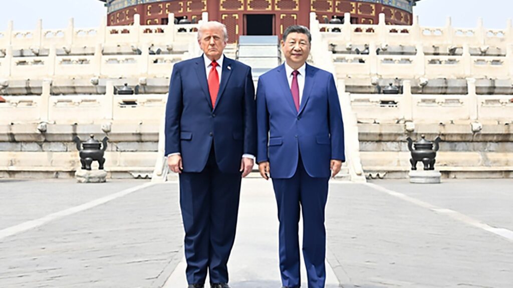 Donald Trump i Xi Jinping na službenom susretu u Pekingu.