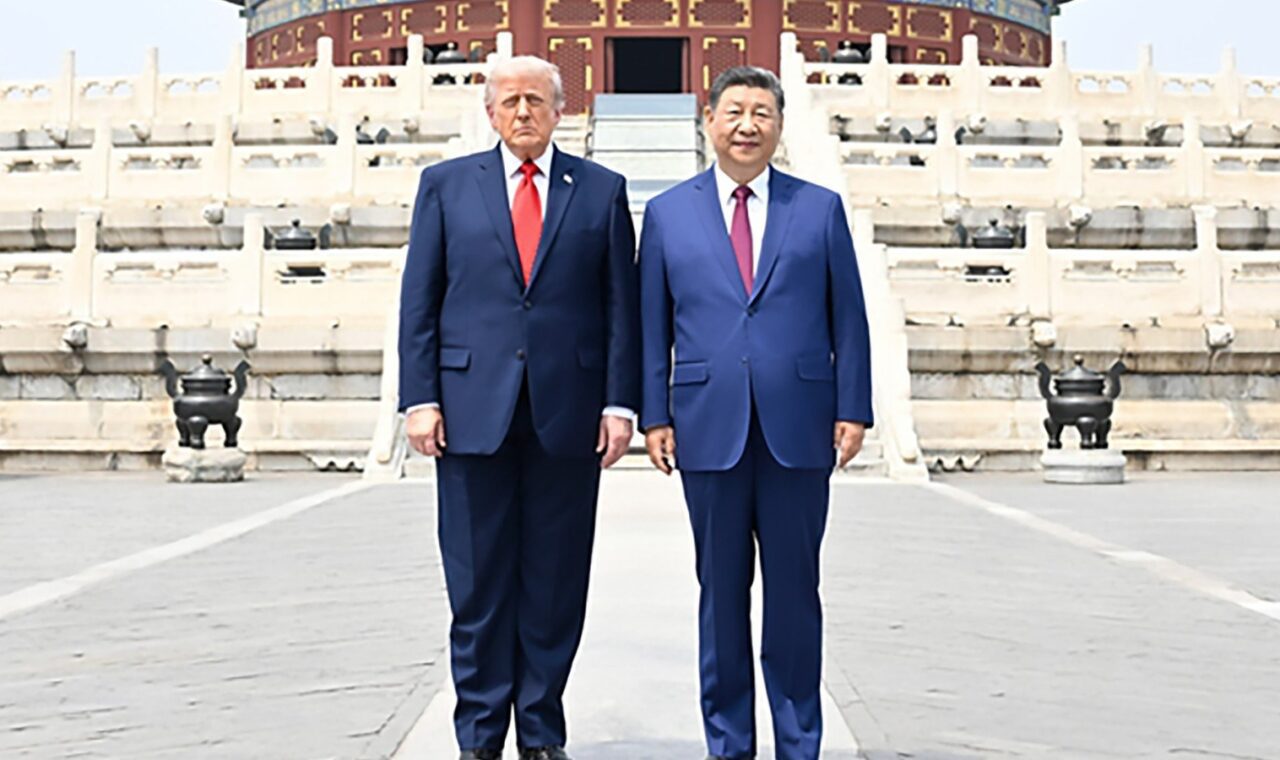 Donald Trump i Xi Jinping na službenom susretu u Pekingu.