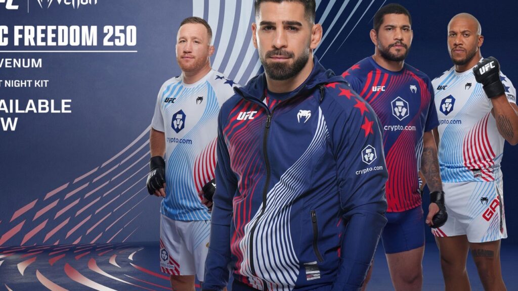 UFC Freedom 250 borbeni kompleti koje je izradio Venum