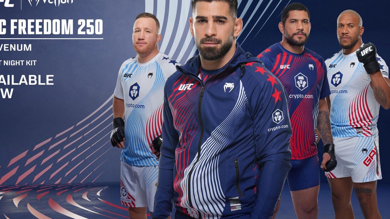 UFC Freedom 250 borbeni kompleti koje je izradio Venum