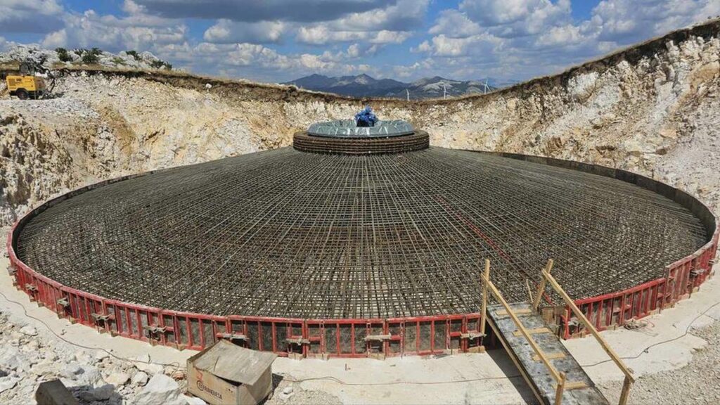 Radovi na vjetroelektrani Gvozd u Crnoj Gori