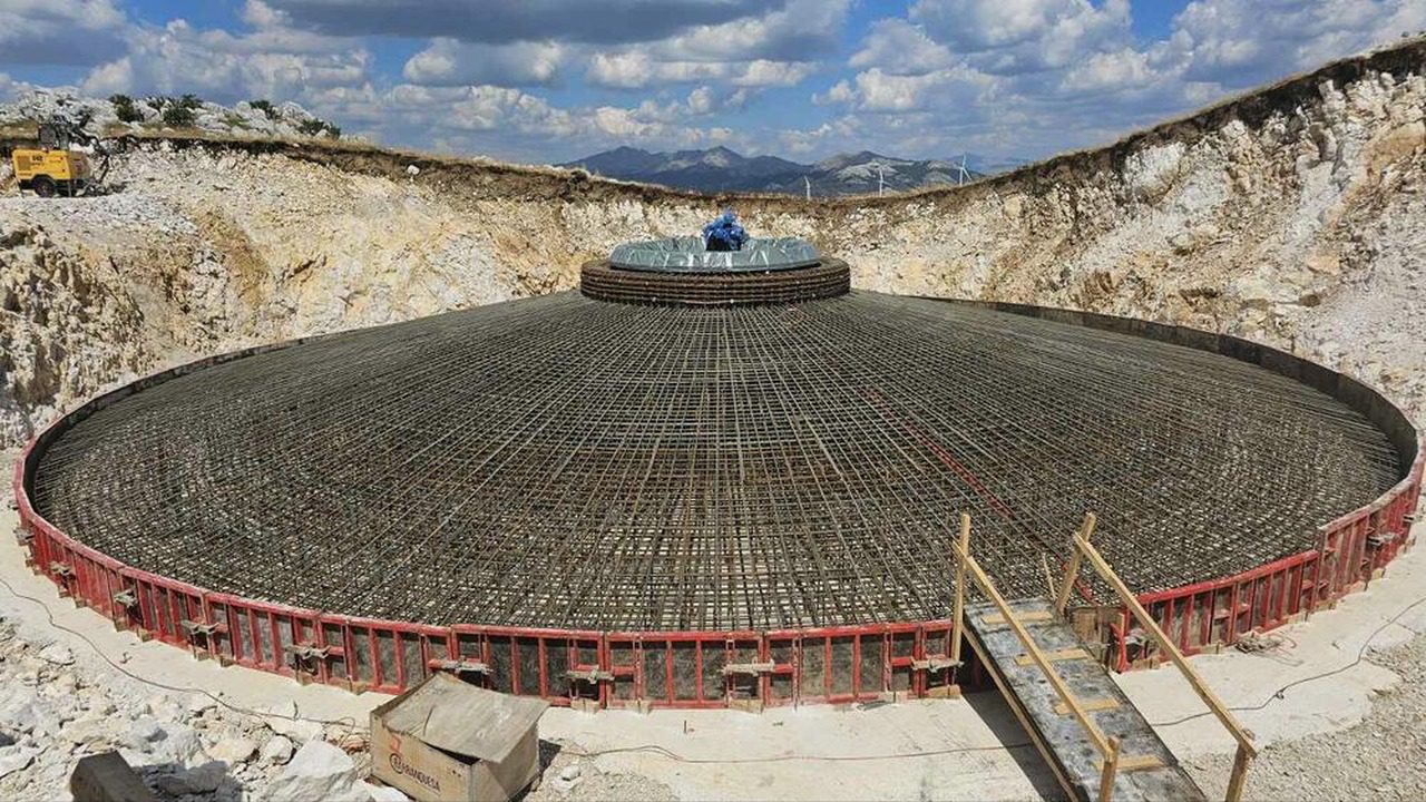 Radovi na vjetroelektrani Gvozd u Crnoj Gori