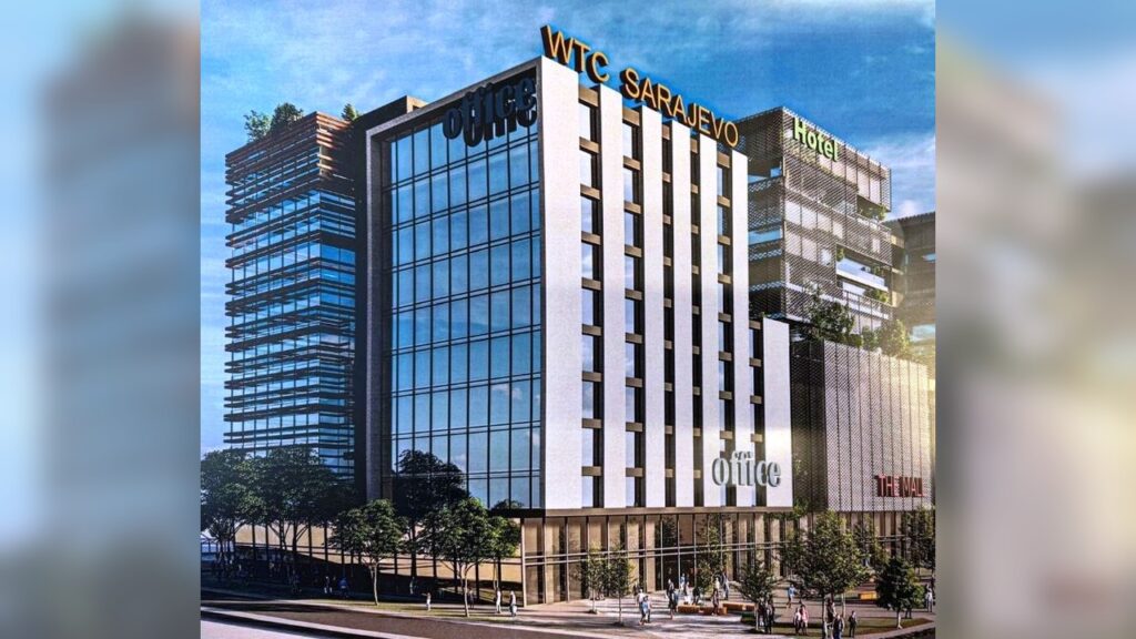 Render planiranog kompleksa World Trade Center Sarajevo