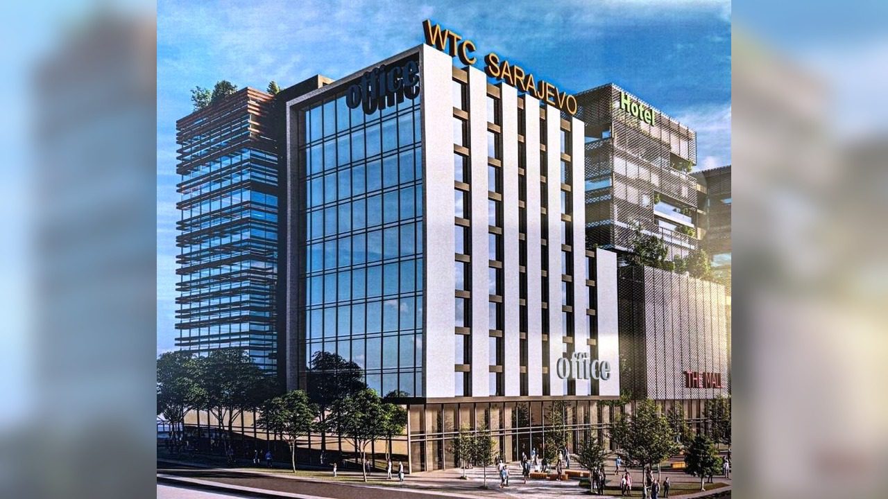 Render planiranog kompleksa World Trade Center Sarajevo