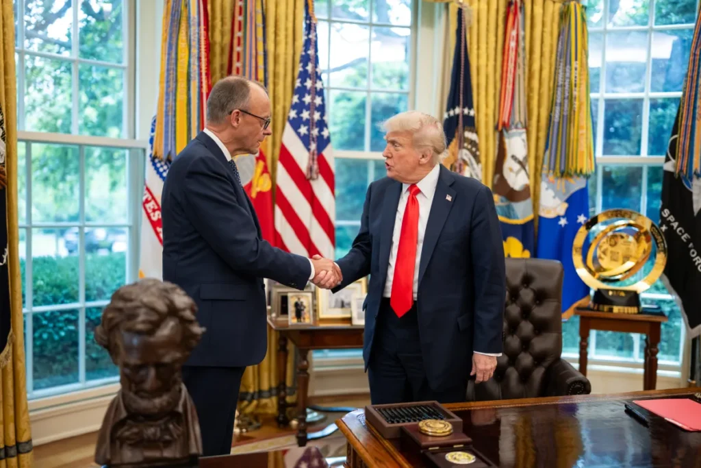 Donald Trump i Friedrich Merz u Bijeloj kući