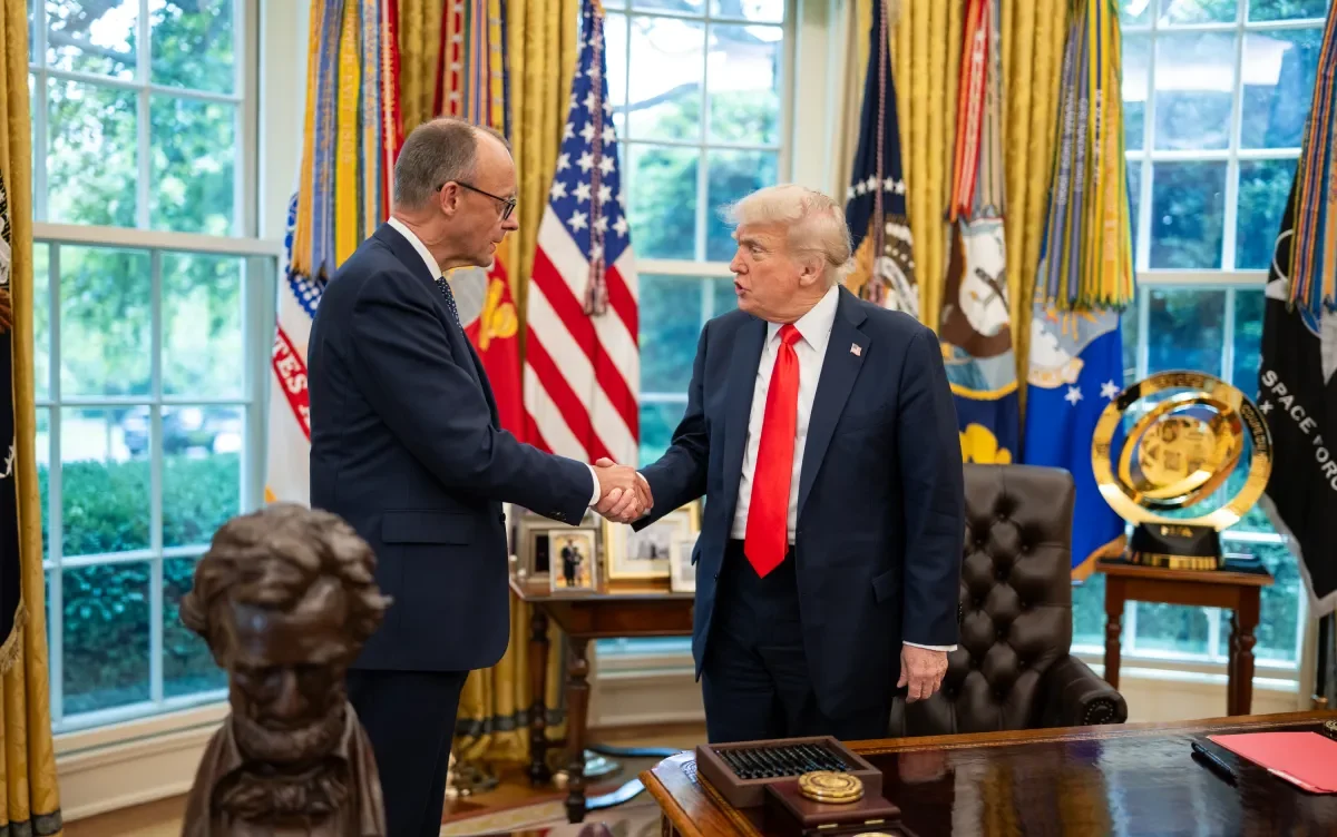 Donald Trump i Friedrich Merz u Bijeloj kući