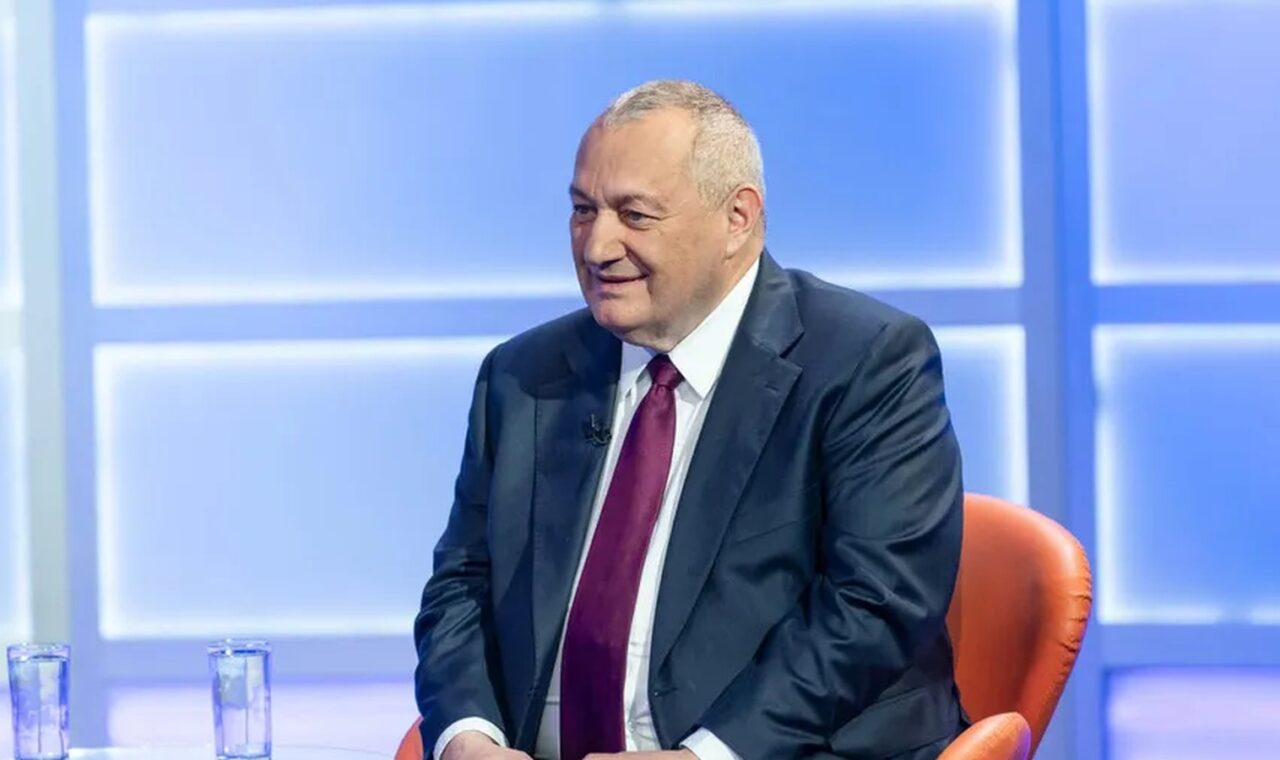 Srđan Milivojević u televizijskom studiju.
