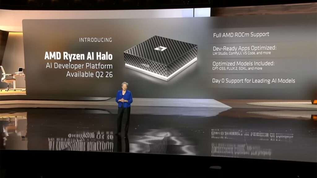AMD najavio Ryzen AI Halo Developer Platform: mini PC od 3.999 dolara s Windowsom 11 i 128 GB objedinjene memorije