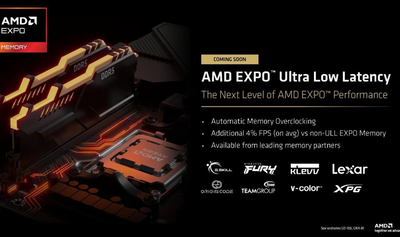 AMD otkrio više detalja o EXPO ULL DDR5 memoriji: podrška za postojeće čipsete, novi DIMM-ovi i cijena blizu današnjih kitova
