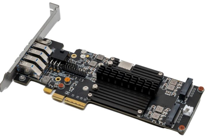 AMD-ovi B650 proširni kartični moduli stižu u prodaju od 199 dolara: četiri M.2 utora i 11 USB priključaka u PCIe utoru