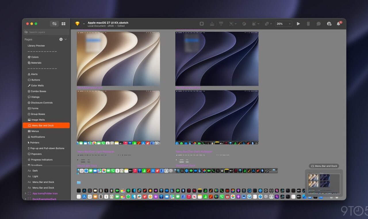 Apple objavio dizajnerske resurse za iOS 27, iPadOS 27 i macOS 27 Golden Gate