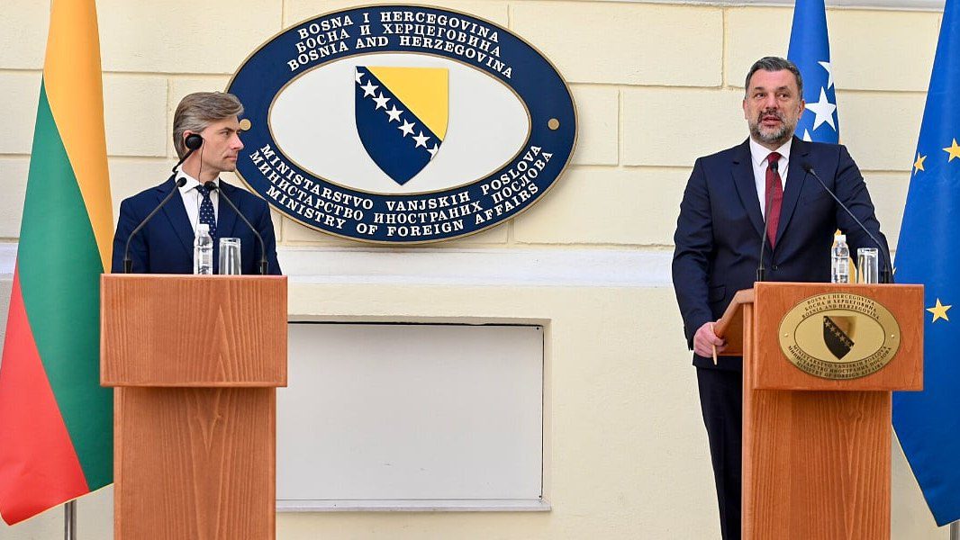 Konaković i litvanski šef diplomacije u Sarajevu razgovarali o europskom putu BiH i sigurnosti Zapadnog Balkana