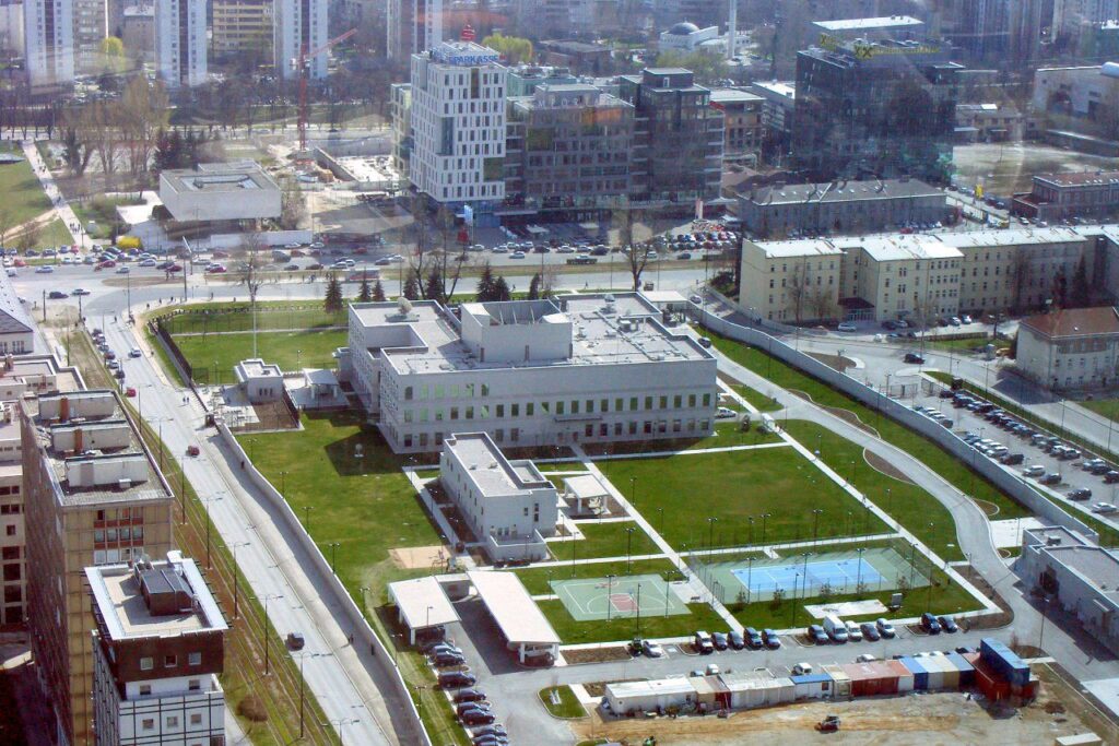 Aerial view of Sarajevo