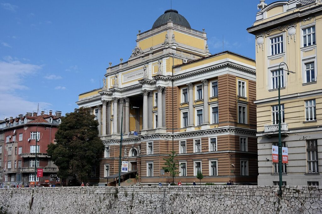 Faculty of Law building at the University of Sarajevo