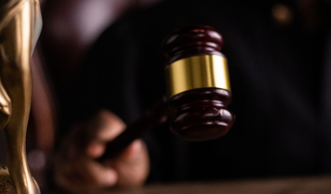 Courtroom and legal bench