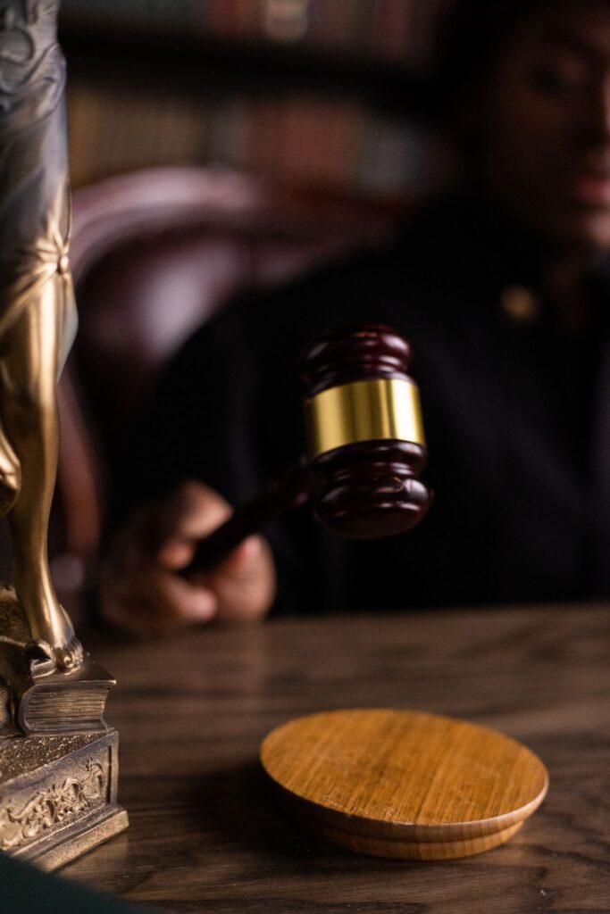 Courtroom and legal bench