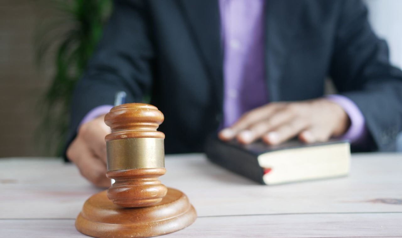 Gavel and legal documents
