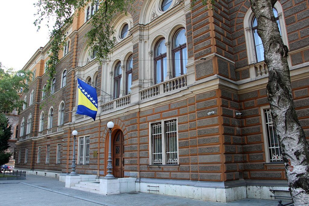 Presidency building of Bosnia and Herzegovina in Sarajevo