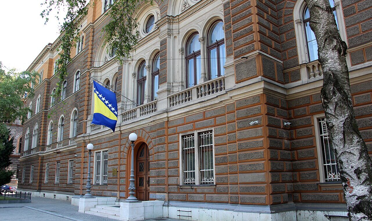 Presidency building of Bosnia and Herzegovina in Sarajevo