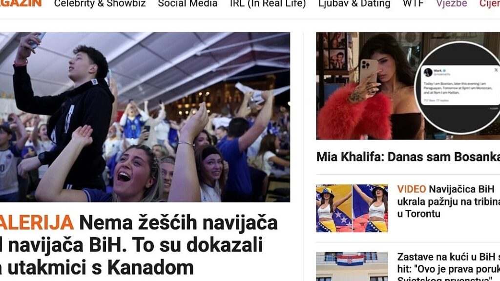 Regionalni mediji različito pratili remi BiH i Kanade
