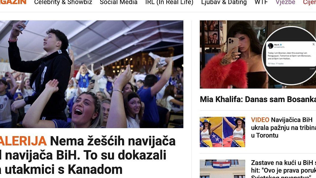 Regionalni mediji različito pratili remi BiH i Kanade