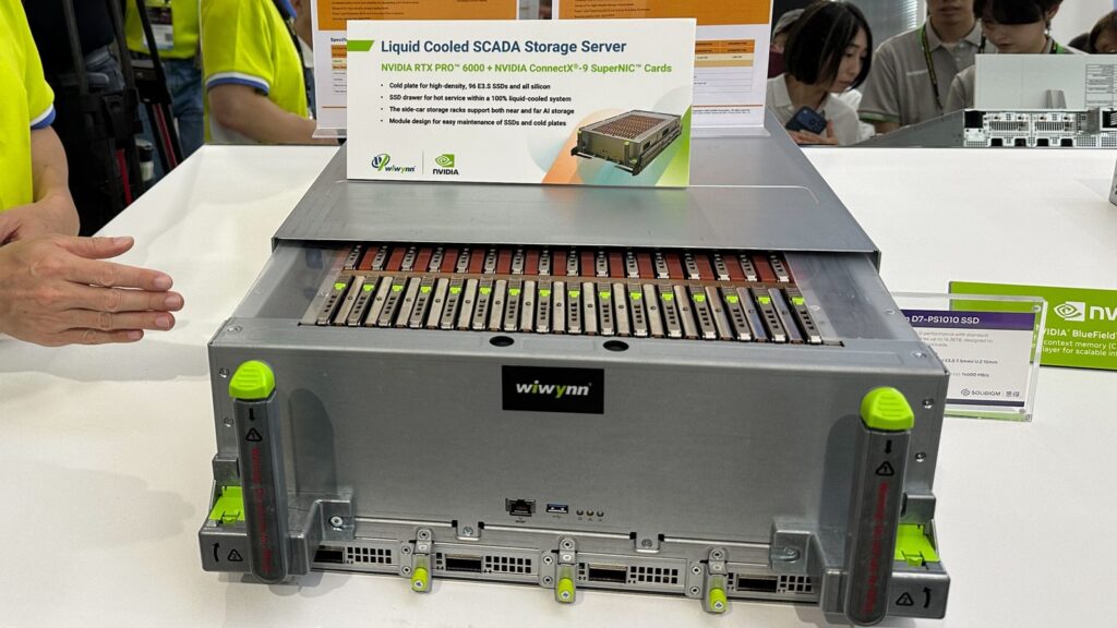 Wiwynn pokazao SCADA poslužitelj za AI pohranu s do 2,949 PB i podrškom za PCIe 6.0