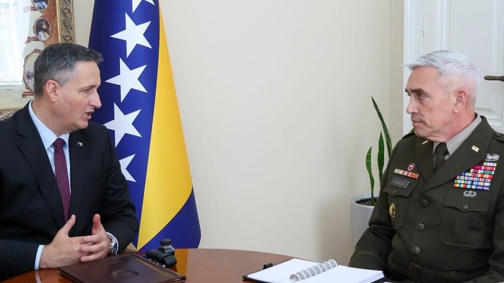 Bećirović i novi komandant NATO štaba razgovarali o reformama i saradnji