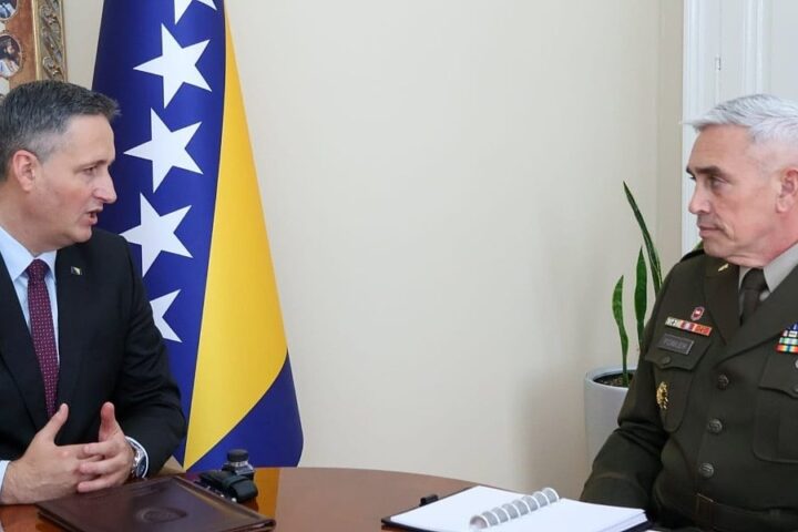 Bećirović i novi komandant NATO štaba razgovarali o reformama i saradnji