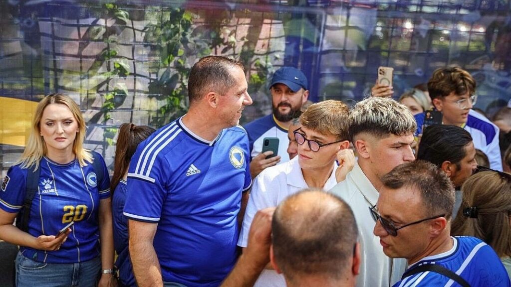 Bihać priredio prijem za Mahmića i Malića nakon uspjeha reprezentacije BiH