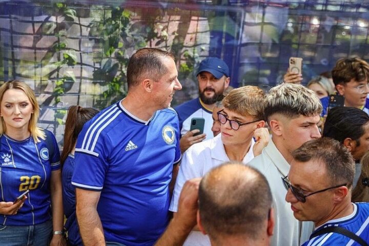 Bihać priredio prijem za Mahmića i Malića nakon uspjeha reprezentacije BiH