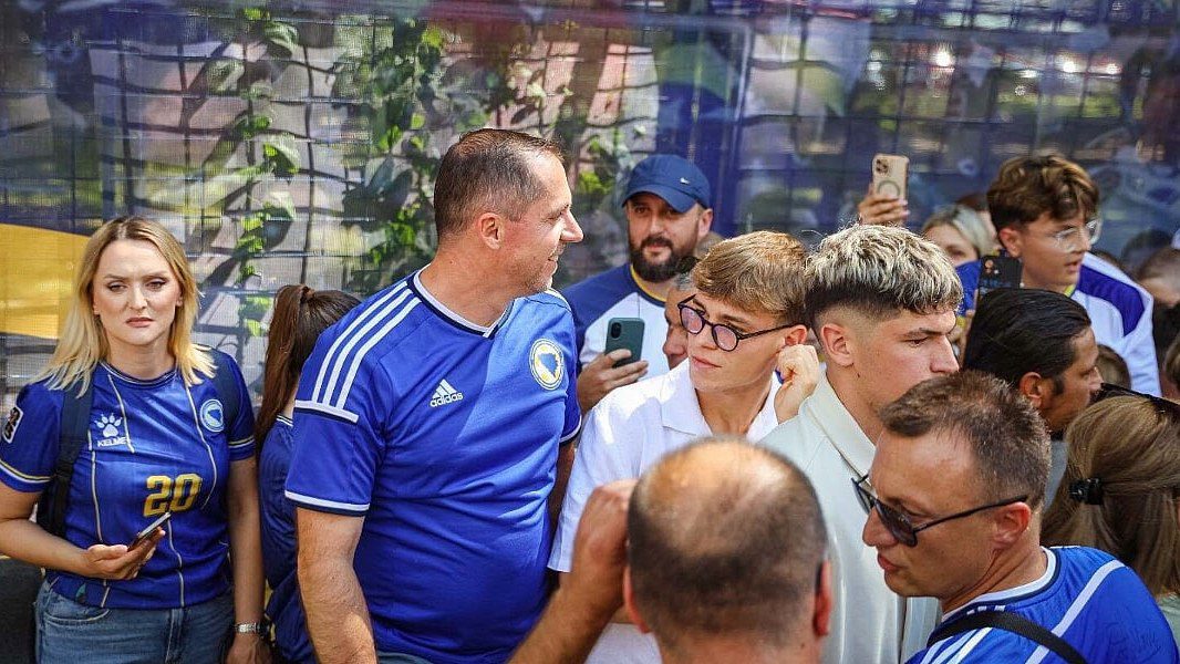 Bihać priredio prijem za Mahmića i Malića nakon uspjeha reprezentacije BiH