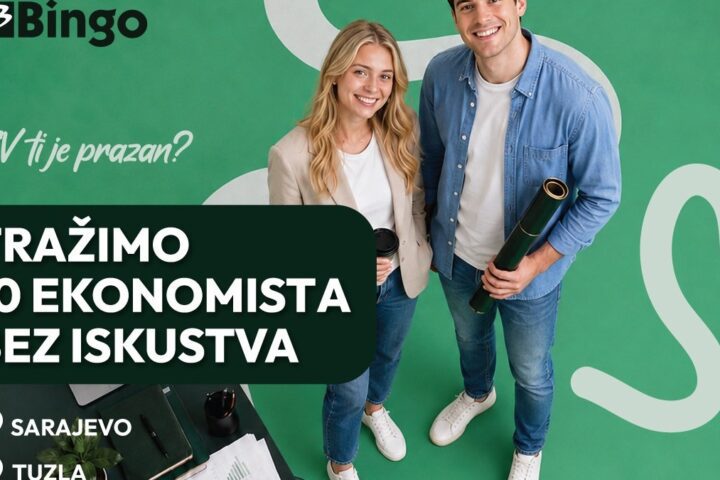 Bingo otvorio deset pozicija za ekonomiste bez radnog iskustva