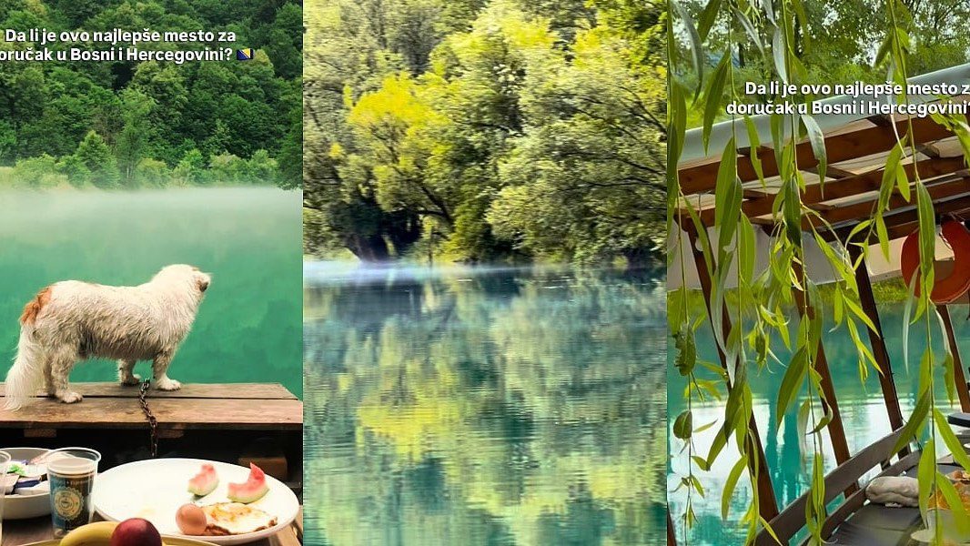 Blogerica iz Srbije podijelila kadrove iz BiH i izdvojila doručak na Krušnici