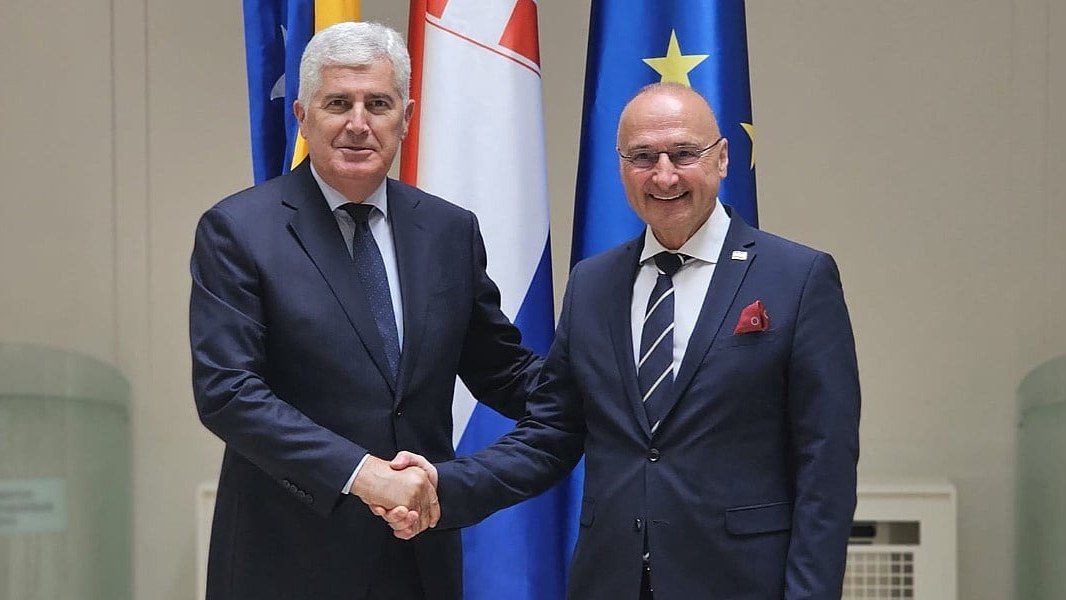 Čović i Grlić Radman u Zagrebu razgovarali o Izbornom zakonu BiH i reformama