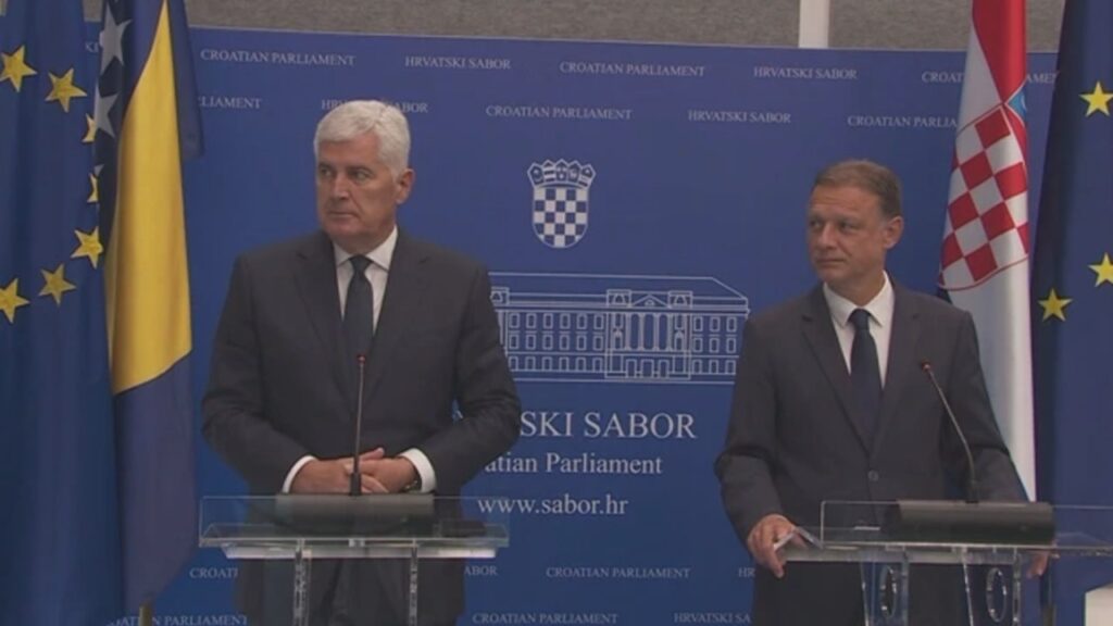 Čović i Jandroković u Zagrebu razgovarali o položaju Hrvata u BiH i europskom putu zemlje