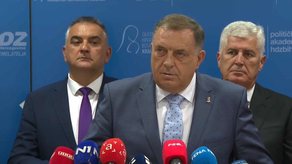 Dodik nakon sastanka s HDZ-om u Mostaru: SNSD i HDZ su sačuvali mir
