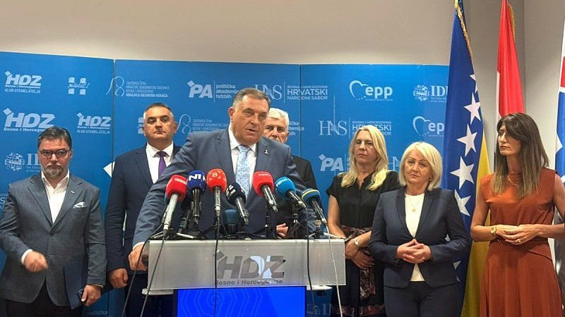 Dodik u Mostaru podržao HDZ-ov prijedlog o novoj izbornoj jedinici u Federaciji BiH
