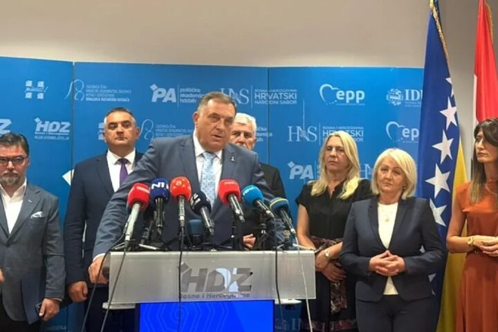 Dodik u Mostaru podržao ideju hrvatske izborne jedinice za Predsjedništvo BiH