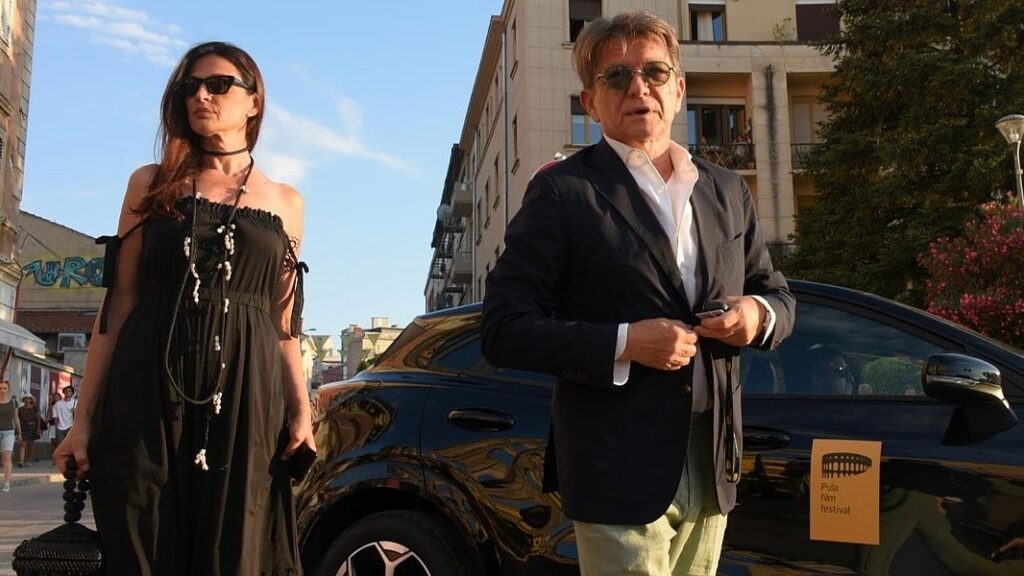 Dragan Bjelogrlić s Majom na otvorenju Pula Film Festivala