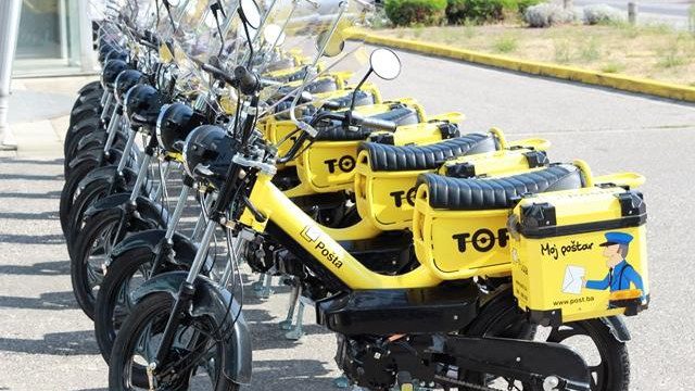 Hrvatska pošta Mostar uvodi 11 električnih mopeda za dostavu