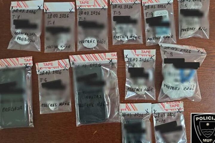 Mostar: Uhićen 31-godišnjak, pronađeni kokain, heroin i digitalne vage