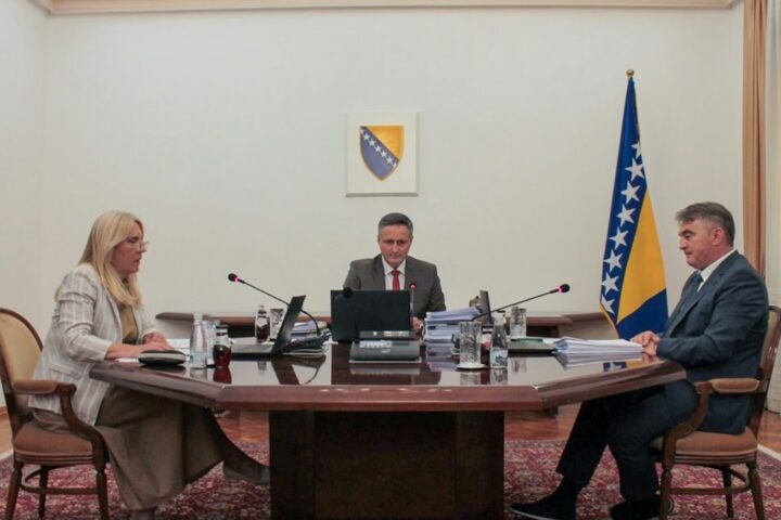 Predsjedništvo BiH utvrdilo prijedlog budžeta za 2026., dokument ide u Parlament po hitnoj proceduri