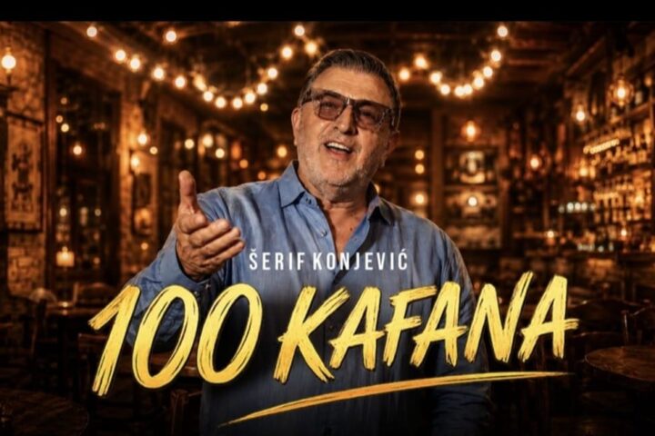 Šerif Konjević objavio novu pjesmu "Sto kafana"