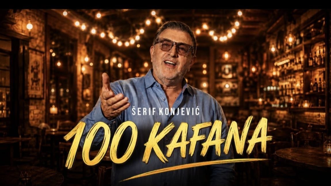 Šerif Konjević objavio novu pjesmu "Sto kafana"