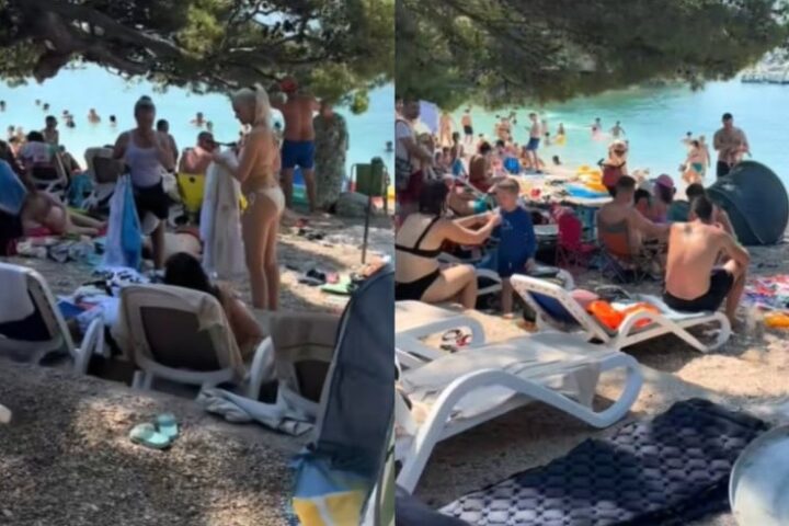 Snimak s plaže u Brela izazvao brojne reakcije zbog gužve na Jadranu