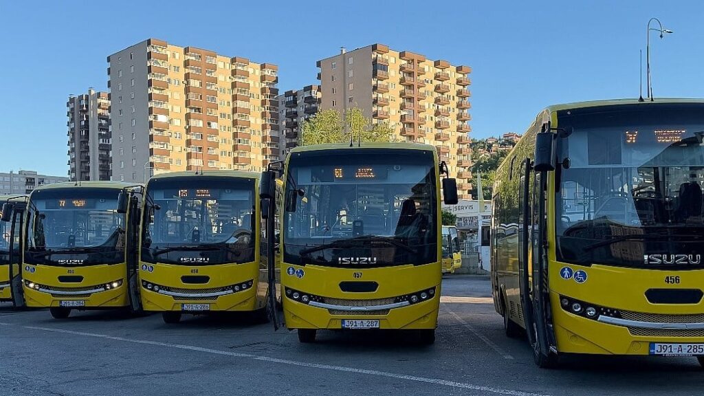 Svi novi minubusi u Kantonu Sarajevo od jutros su na ulicama